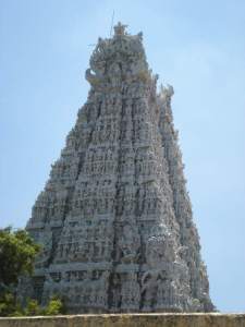 entrance tower of the temple